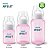 Kit 3 Mamadeiras Classic 125, 260 E 330ml Anticolica Rosa - Philips Avent - Imagem 2