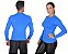 Camiseta Less Now Unissex Fator Proteção Solar 50 Uva/uvb Azul - Imagem 4