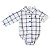 Body Camisa Infantil Masculino - Estampa Xadrez - Manga Longa - Imagem 1