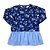 Vestido Molecotton Flowers - Azul Claro - 3 meses - Imagem 1