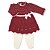 Vestido Saída de Maternidade Casinha de Abelha - Vermelho - P - Imagem 1