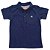 Camisa Polo Infantil em Suedine Azul Marinho  - Tamanho 1 a 4 - Imagem 1