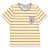 Camisa Infantil Masculina - Listrada Off White - Tamanhos P ao 8 - Imagem 1