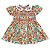 Vestido Infantil Ponto Smock - Estampa Floral - Imagem 1