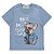 Camiseta Infantil Rock Bulldog Azul - Dame Dos - Tam 2 - Imagem 1