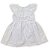 Vestido Infantil Laise Branco - Tam M a 6 - Imagem 2