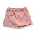 Shorts Saia Infantil Veludo Rosa - Imagem 1