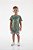 Conjunto Infantil Masculino Camiseta e Short Microfibra Verde - Tam 2 - Imagem 1