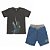 Conjunto Infantil Masculino com Bermuda Jeans e Camiseta Dino - Imagem 2