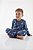 Pijama Infantil Calça e Manga Longa Estampa Foguetes - Imagem 1
