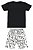 Conjunto Masculino Camiseta e Bermuda Estampada - Tam 4 a 8 - Imagem 3