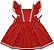 Vestido Vermelho com Guipir - Imagem 2