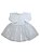 Vestido Baby Trico Batizado Branco - Imagem 3