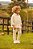 Calça Jogger Infantil Multi Linho Off White - Imagem 3