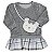 VESTIDO LITTLE BEAR CINZA - Imagem 1