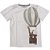 Camiseta Infantil Estampa Balão - Tam P e M - Imagem 1