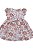 VESTIDO INFANTIL CASINHA DE ABELHA ESTAMPA FLORAL ROSA - Imagem 2