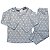 Pijama Infantil Suedine Estampa Ovelha Azul - Imagem 1