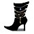 Expositor para Tornozeleira Modelo Bota -Joias e Bijuterias- Acrílico preto - Imagem 1
