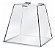 Urnas Em Acrílico Cristal Original Pirâmide 100% 20x20x12cm - Imagem 1