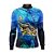 Camisa de Pesca Gola com Zíper 2019 Ref. 30 Estampa Peixe Tucunaré de Água Doce - Imagem 2