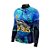 Camisa de Pesca Gola com Zíper 2019 Ref. 30 Estampa Peixe Tucunaré de Água Doce - Imagem 3