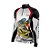 Camisa de Pesca Gola com Zíper 2019 Ref. 61 Estampa Peixe Tucunaré de Água Doce - Imagem 3