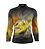 Camisa de Pesca Manga Longa Proteção Solar FPU 50+ Marca Pescador Fishing Coleção I Ref. 10 Peixe Dourado - Imagem 1