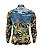 Camisa de Pesca Gola com Zíper 2020 Ref. 16 Estampa Dourado Rock - Imagem 3