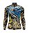 Camisa de Pesca Gola com Zíper 2020 Ref. 16 Estampa Dourado Rock - Imagem 1