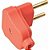 PLUG MACHO TRIANGULAR 2P 10A 250V COLORIDO - Imagem 2