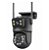 CAMERA WIFI A31B SMART APP ICSEE PRETA LENTE DUPLA 6MP - Imagem 1