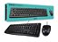 KIT TECLADO E MOUSE BÁSICO C/FIO USB PRETO - MK120 PRETO - LOGITECH - Imagem 1