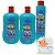Kit Shampoo 500ml + Condicionador 500ml + Creme de Pentear 300ml Kids Hidratante Maycrene - Imagem 1