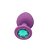 Plug Anal de Silicone com Pedra Redonda - P - Imagem 6