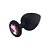 Plug Anal de Silicone com Pedra Redonda - P - Imagem 4