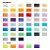 Color Plus 180g 30,5cm x 30,5cm  - pacote 10 folhas - Imagem 1