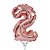 Balão Decorativo Metalizado Números - Topo de Bolo - 7" - Imagem 2
