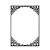 Placa Para Relevo (Emboss) 2D - Moldura - Elegance - A4 - Imagem 2