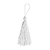 Tassel Branco - 7cm - 10 Unidades - Imagem 1