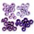 Kit de Ilhóses Padrão Tons de Roxo - Standard Eyelets  We R - 60 Ilhoses - Imagem 1