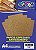 Papel Glitter Metálico Ouro Velho 250g - 10 Folhas - Off Paper - Imagem 1
