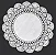 Papel Rendado Doily 25cm- Arte Fácil - Imagem 1