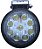 Farol auxiliar redondo pequeno 9 LED's 27Wats - Imagem 1