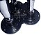 Buzina a ar cromada 3 cornetas 12V/24V - Imagem 4