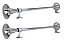 Kit completo de buzina marítima 74cm com válvula de 1 e 2 conexões - Imagem 1