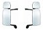Espelho retrovisor + auxiliar direito com desembaçador Scania série 4 114-124 - Imagem 1