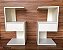 Par Criado Mesa de Cabeceira Lateral Com Gaveta MDF - Imagem 1