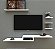 Kit Rack 1,20 Suspenso Tv Com 4 Prateleira Premium Organizador - Imagem 1