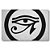 Tapete Capacho Olho de Horus - Branco - Imagem 1